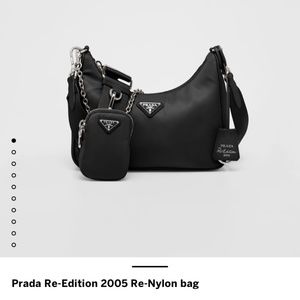 Prada Re-edition 2005 nylon bag 100% Authentic
